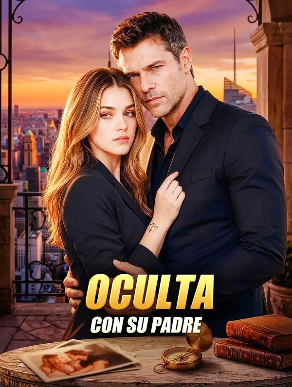 Oculta con su padre